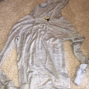 Aeropostale hooded lace up sweatshirt